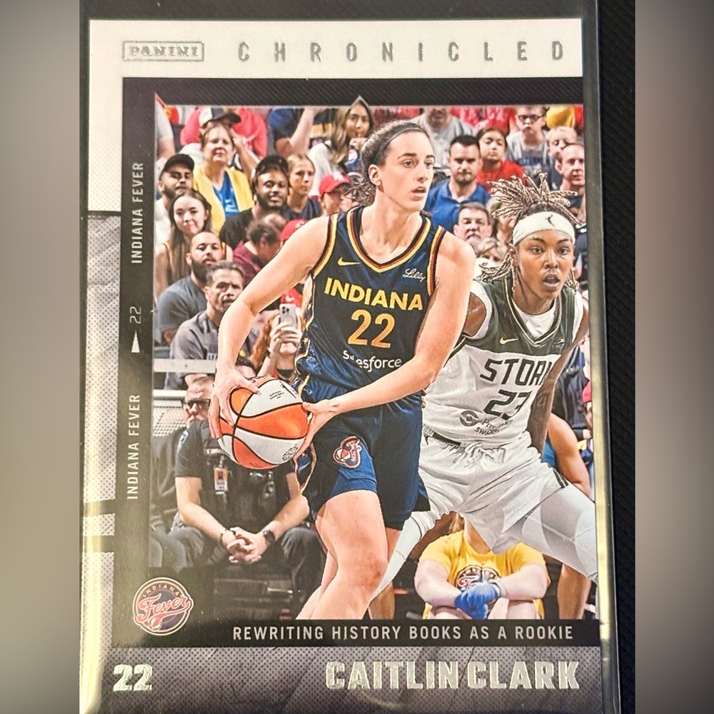 Caitlin Clark Basketball Card Chronicled Rewriting History Books As A Rooike